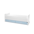 Bed TREND PLUS NEW white+baby blue /teenage bed/